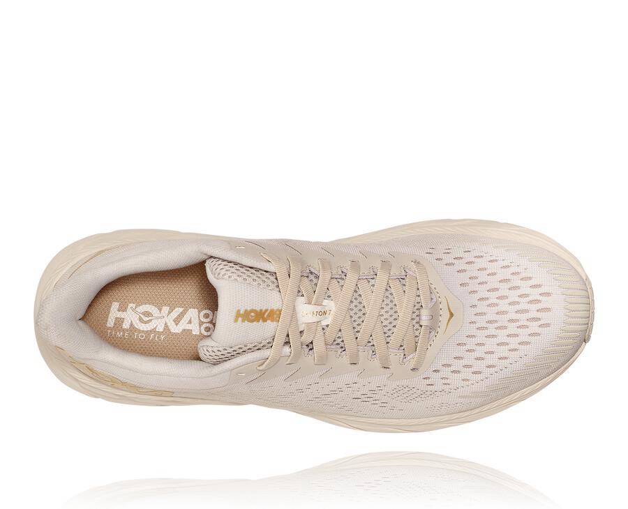 Tenis Hoka One One Hombre Blancos - Clifton 7 - VHEP25746